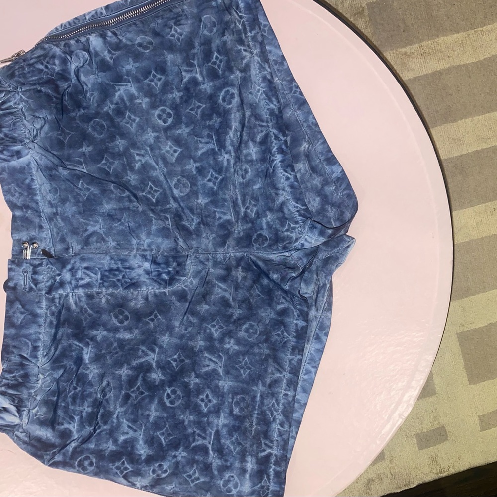 Louis Vuitton denim colored shorts